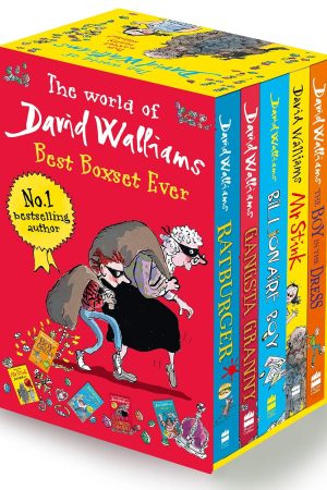 David Walliams Series 1 - Best Box Set Ever 5 Books Collection Set